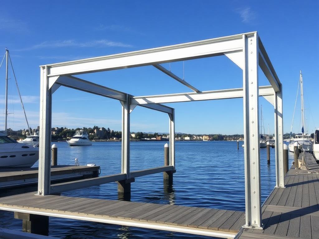 Dock & Pier Fabrication — after