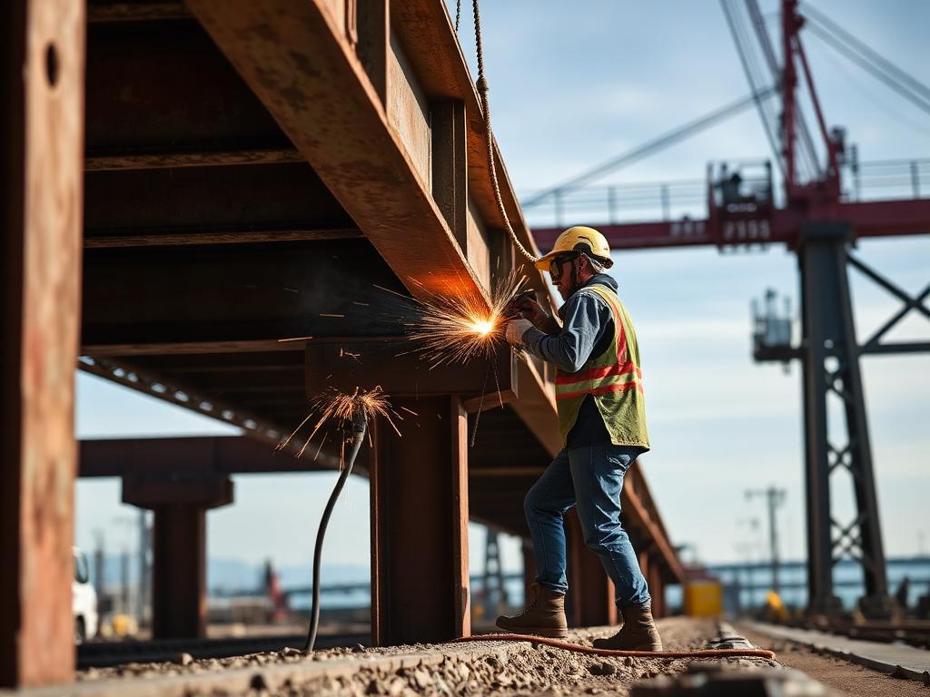 On-Site Structural Weld — after